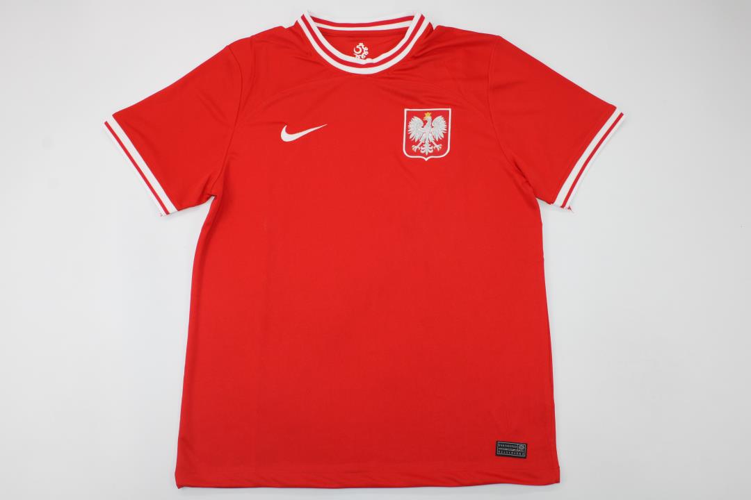 AAA Quality Poland 2022 World Cup Away Red Soccer Jersey